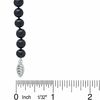 Thumbnail Image 2 of Black Freshwater Cultured Pearl Earrings, Ring, Necklace and Bracelet Set in 14K White Gold