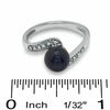 Thumbnail Image 3 of Black Freshwater Cultured Pearl Earrings, Ring, Necklace and Bracelet Set in 14K White Gold