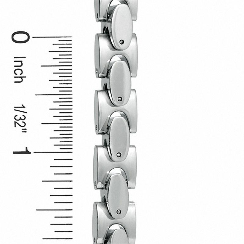 Stainless Steel Heavy Link Necklace and Bracelet Set