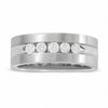 Thumbnail Image 0 of Men's 0.50 CT. T.W. Diamond Five Stone Band in 14K White Gold