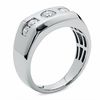 Thumbnail Image 1 of Men's 1.00 CT. T.W. Diamond Five Stone Band in 14K White Gold