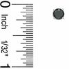 Thumbnail Image 2 of 1.00 CT. T.W. Black Diamond Stud Earrings in 14K White Gold