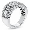 Thumbnail Image 1 of 1.00 CT. T.W. Diamond Vintage Scallop Band in 14K White Gold