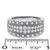 Thumbnail Image 2 of 1.00 CT. T.W. Diamond Vintage Scallop Band in 14K White Gold