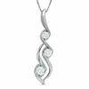 Thumbnail Image 0 of Sirena™ 0.33 C.T. T.W. Diamond Three Stone Pendant in 14K White Gold