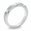 Thumbnail Image 1 of 0.33 CT. T.W. Princess-Cut Diamond Stack Band in 14K White Gold