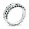 Thumbnail Image 2 of 1.00 CT. T.W. Diamond Two Row Band in 14K White Gold