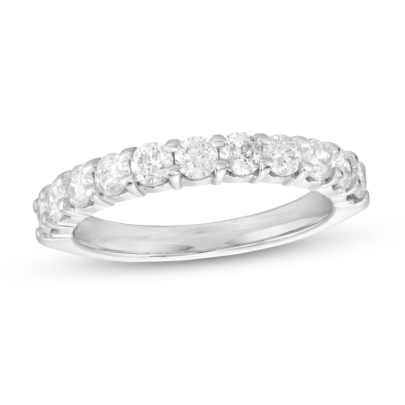 Main Image 1 of 1.00 CT. T.W. Diamond Prong Band in 14K White Gold