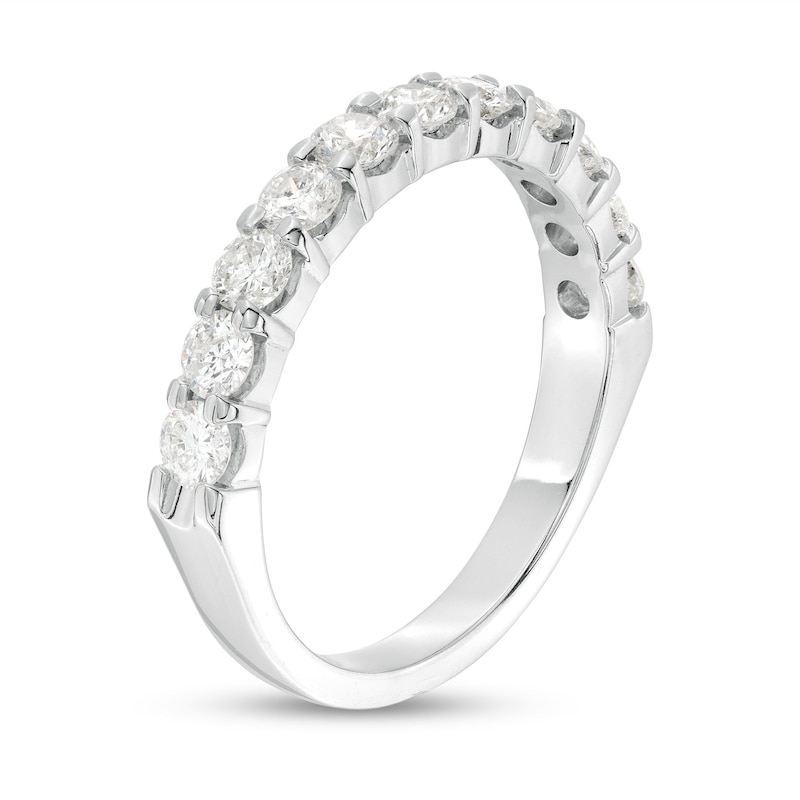 1.00 CT. T.W. Diamond Prong Band in 14K White Gold