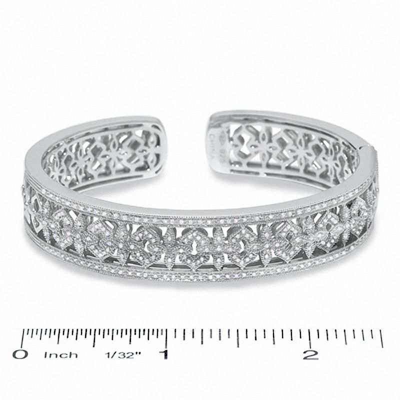 0.33 CT. T.W. Diamond Cuff in Sterling Silver