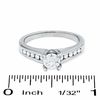 Thumbnail Image 2 of 0.75 CT. T.W. Certified Diamond Engagement Ring in 14K White Gold