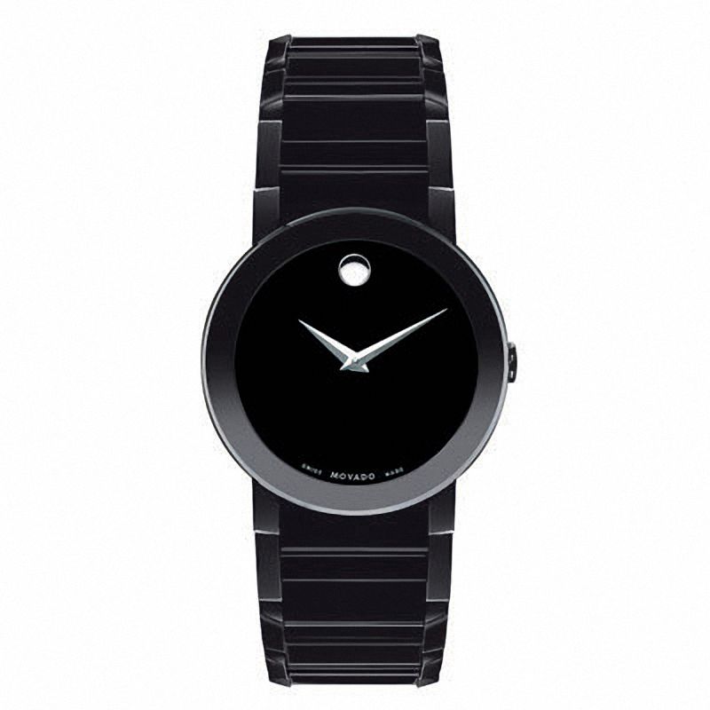 Men's Movado Sapphire™ Black PVD Stainless Steel Watch (Model: 0606307)|Peoples Jewellers