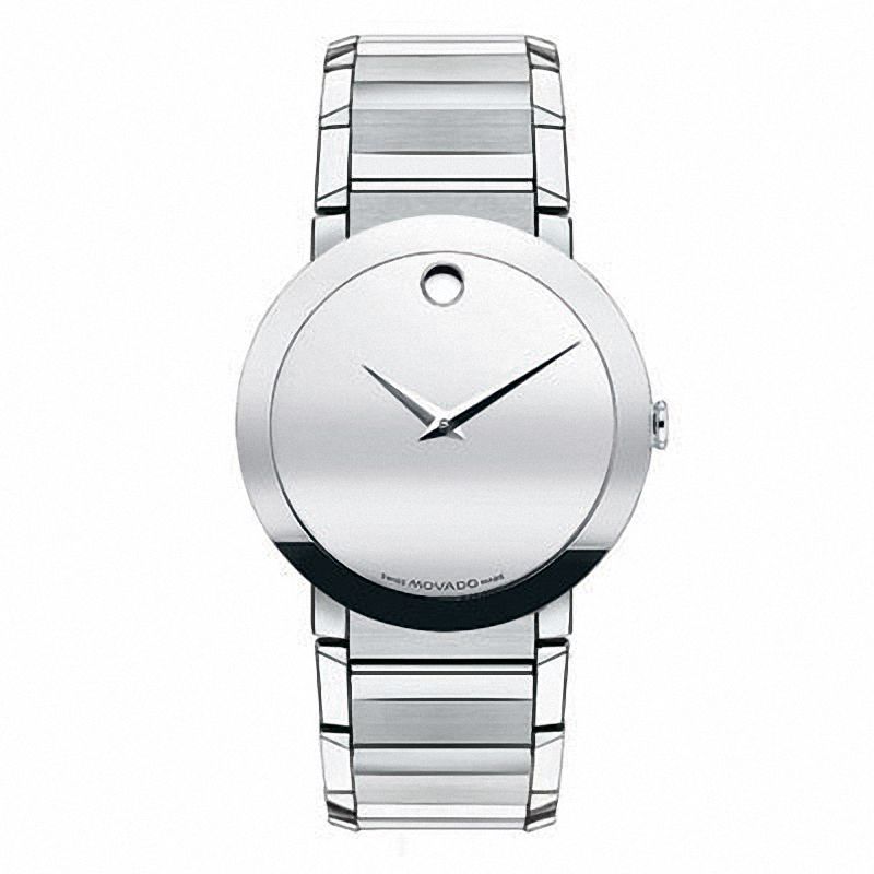 Men's Movado Sapphire Watch with Mirrored Dial (Model: 0606093)