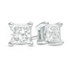 Thumbnail Image 1 of 0.37 CT. T.W. Princess-Cut Diamond Solitaire Stud Earrings in 14K White Gold (K-L/I2-I3)