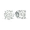 Thumbnail Image 0 of 0.37 CT. T.W. Diamond Solitaire Stud Earrings in 14K White Gold (K-L/I2-I3)