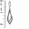 Thumbnail Image 1 of 0.50 CT. T.W. Enhanced Black and White Diamond Dangle Earrings in Sterling Silver