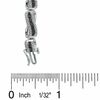 Thumbnail Image 3 of 1.00 CT. T.W. Enhanced Black and White Diamond Wave Bracelet in Sterling Silver