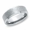 Thumbnail Image 0 of Men's 8.0mm Tungsten Carbide Bevelled Edge Laser Celtic Band - Size 10