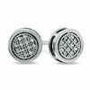 Thumbnail Image 1 of 0.04 CT. T.W. Multi-Diamond Round Stud Earrings in 10K White Gold