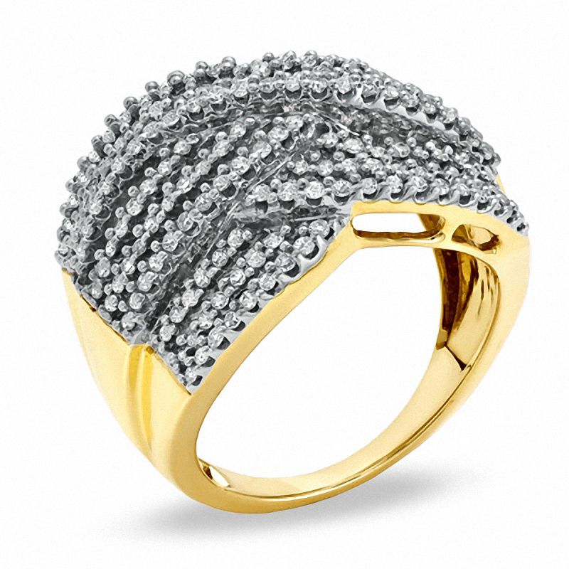 1.00 CT. T.W. Diamond Fashion Ring in 10K Gold