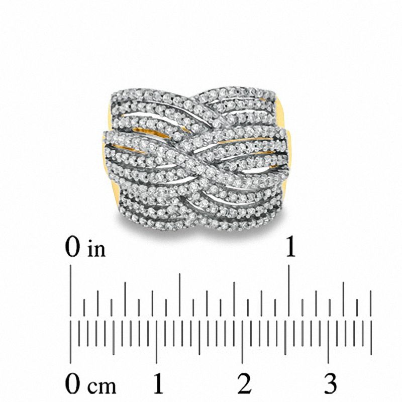 Main Image 3 of 1.00 CT. T.W. Diamond Fashion Ring in 10K Gold