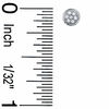 Thumbnail Image 2 of 0.04 CT. T.W. Multi-Diamond Round Stud Earrings in 10K White Gold