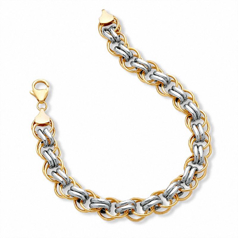 Main Image 2 of Garibaldi Bracelet in Two-Tone 14K Gold Bonded Sterling Silver