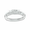 1.00 CT. T.W. Diamond Three Stone Ring in 10K White Gold