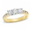 Thumbnail Image 1 of 1.00 CT. T.W. Diamond Past Present Future® Three Stone Ring in 10K Gold