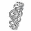Thumbnail Image 1 of Ladies' DKNY Stainless Steel Bracelet Watch with Silver Dial and Crystal Accents (Model: NY3650)