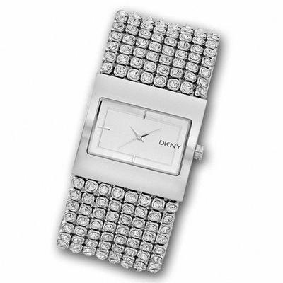Ladies' DKNY Stainless Steel Mesh Watch (Model: NY4661)