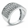 Thumbnail Image 1 of 2.00 CT. T.W. Diamond Three Row Anniversary Band in 10K White Gold