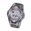 Thumbnail Image 1 of Ladies' Casio Slim Marine Grey Baby-G Watch with Purple Dial (Model: BG3000-8B)