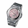 Thumbnail Image 1 of Ladies' Casio Pink Dial Baby-G Watch (Model: BGA-100-8B)