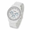 Thumbnail Image 1 of Ladies' Fossil Crystal Accent White Watch with White Dial (Model: ES1967)