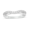 Thumbnail Image 1 of 0.25 CT. T.W. Diamond Twist Contour Band in 14K White Gold