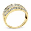 Thumbnail Image 2 of 0.50 CT. T.W. Diamond Five Row Anniversary Band in 10K Gold