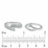 1.00 CT. T.W. Diamond Three Stone Bridal Set in 14K White Gold