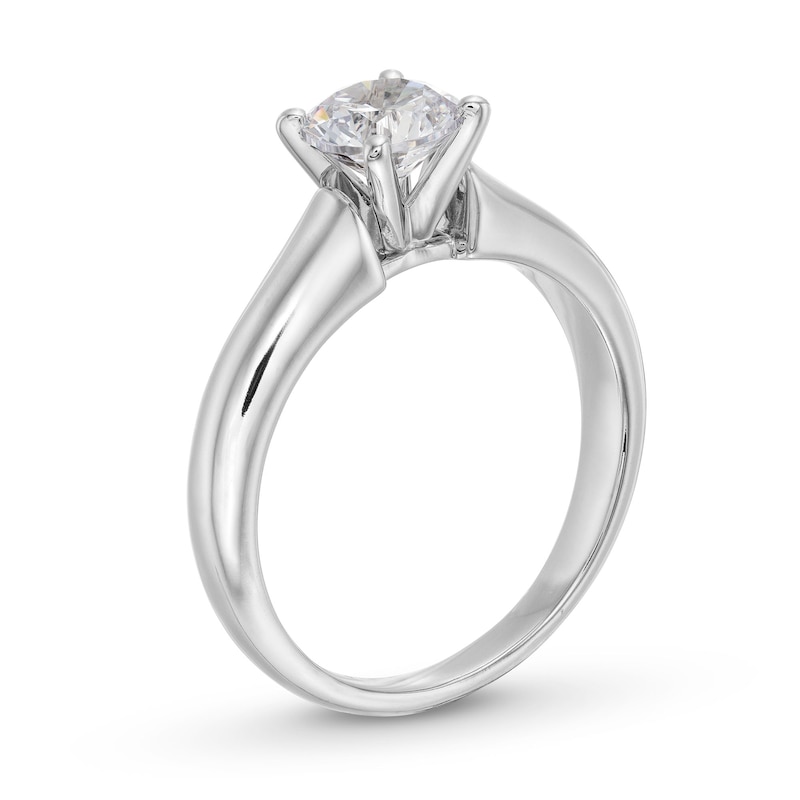 1.00 CT. Canadian Certified Diamond Solitaire Engagement Ring in 14K White Gold (I/I1)