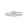 Thumbnail Image 4 of 1.00 CT. Canadian Certified Diamond Solitaire Engagement Ring in 14K White Gold (I/I1)