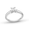 Thumbnail Image 0 of 0.50 CT. Canadian Certified Princess-Cut Diamond Solitaire Engagement Ring in 14K White Gold (I/I1)