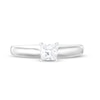 Thumbnail Image 3 of 0.50 CT. Canadian Certified Princess-Cut Diamond Solitaire Engagement Ring in 14K White Gold (I/I1)