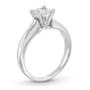 Thumbnail Image 2 of 1.00 CT. Canadian Certified Princess-Cut Diamond Solitaire Engagement Ring in 14K White Gold (I/I1)