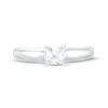 Thumbnail Image 3 of 1.00 CT. Canadian Certified Princess-Cut Diamond Solitaire Engagement Ring in 14K White Gold (I/I1)
