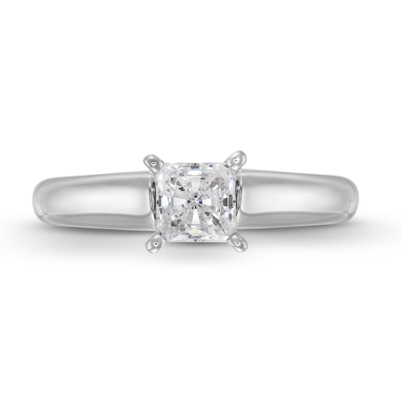 1.00 CT. Canadian Certified Princess-Cut Diamond Solitaire Engagement Ring in 14K White Gold (I/I1)