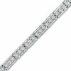0.50 CT. T.W. Diamond Tennis Bracelet in Sterling Silver - 7.25"