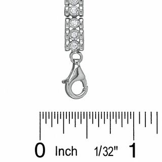 0.50 CT. T.W. Diamond Tennis Bracelet in Sterling Silver - 7.25"