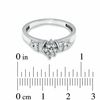 Thumbnail Image 3 of 0.25 CT. T.W. Diamond Baguette Fan Ring in 10K White Gold