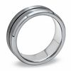 Thumbnail Image 2 of Men's 8.0mm Two Lane Tungsten Wedding Band - Size 9