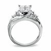 Thumbnail Image 1 of 1.16 CT. T.W. Princess-Cut Quad Diamond Engagement Ring in 14K White Gold